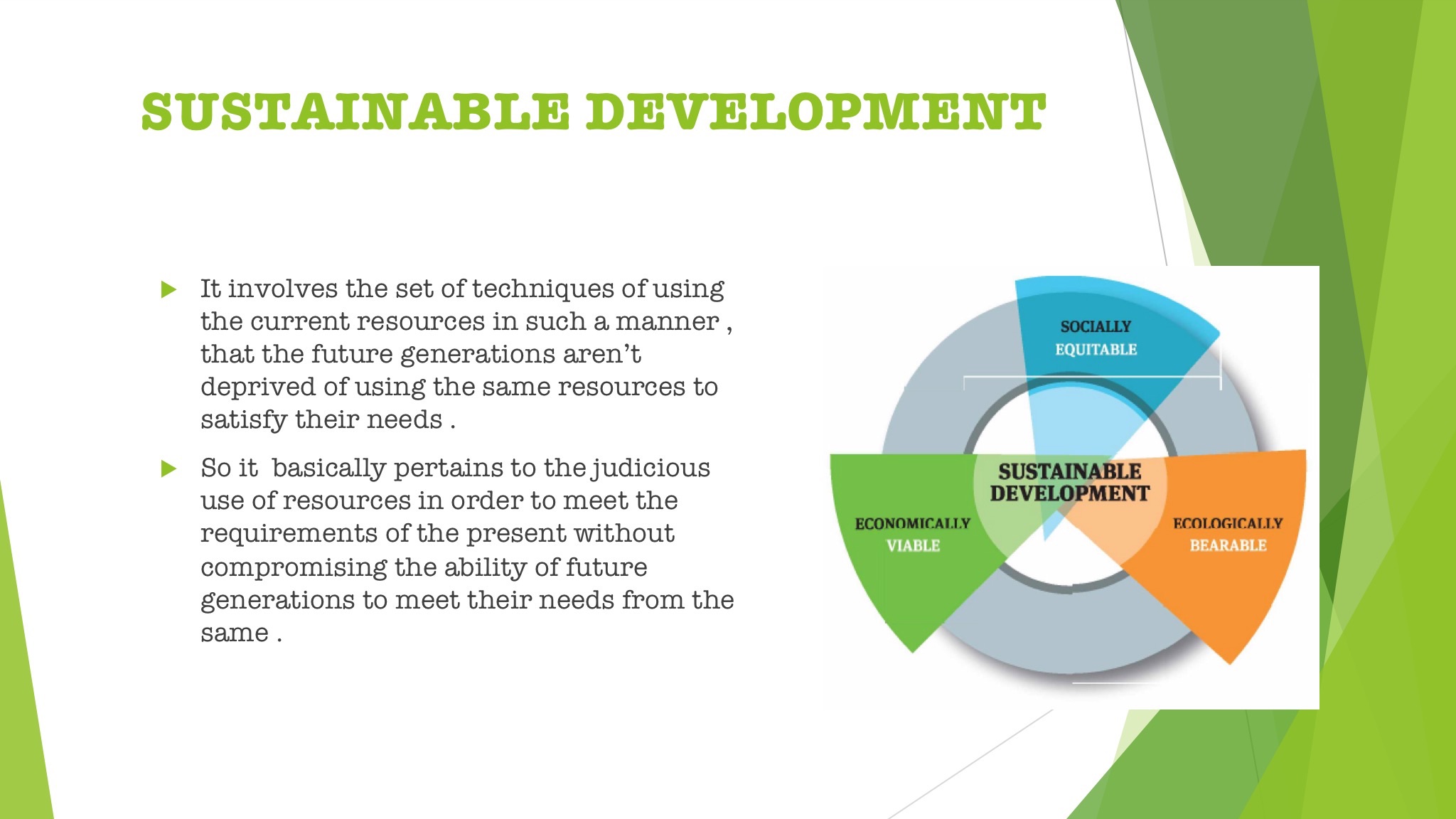 Sustainable Development | Crash Course in Environment and Ecology for ...